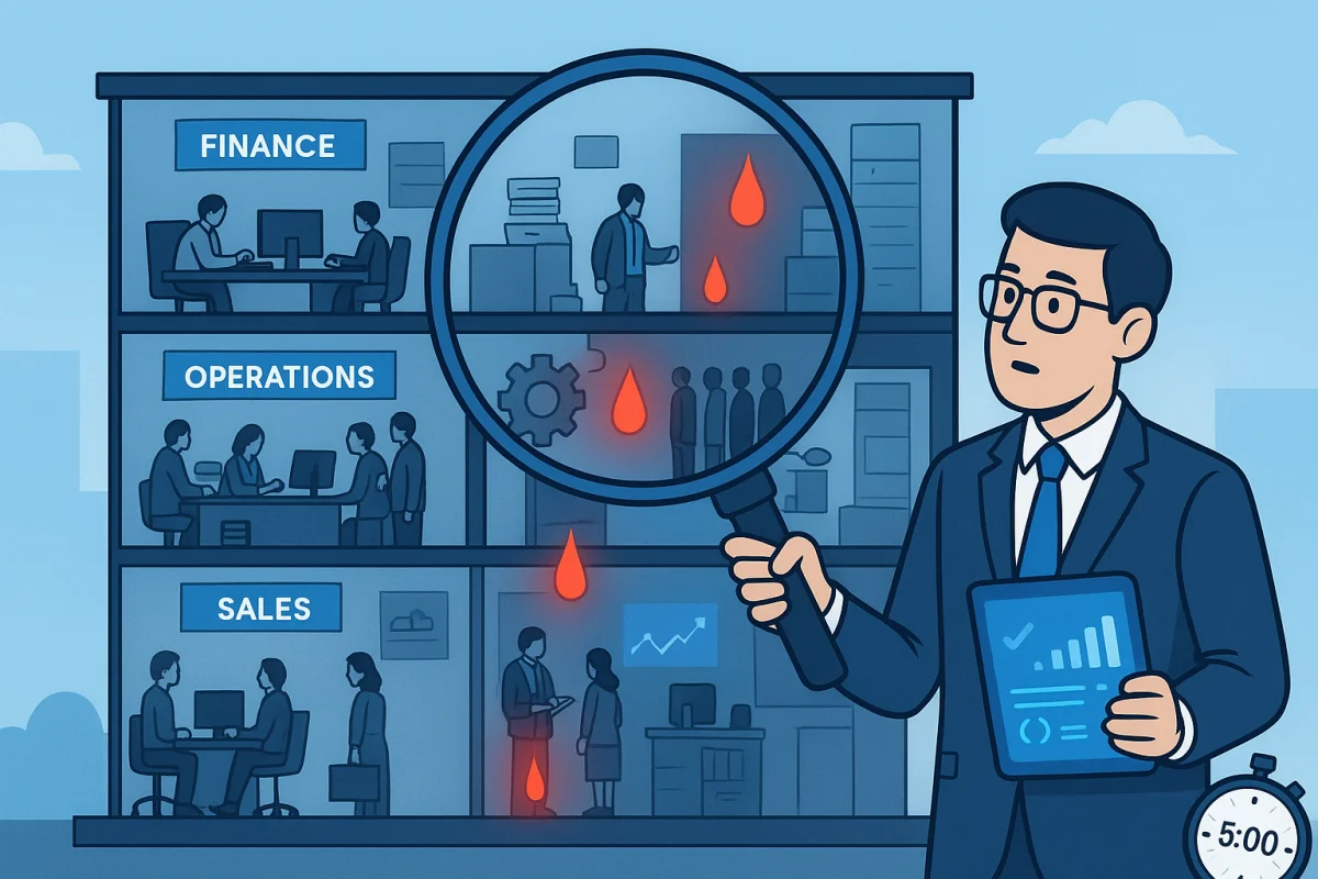 The 5-Minute Business Efficiency Audit: Is Your Company Bleeding Money Through Hidden Inefficiencies?